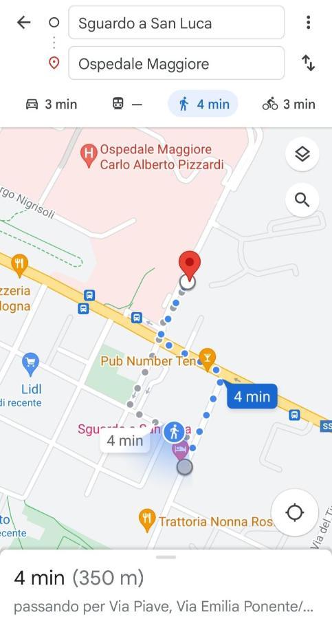 Sguardo A San Luca Apartment ボローニャ エクステリア 写真